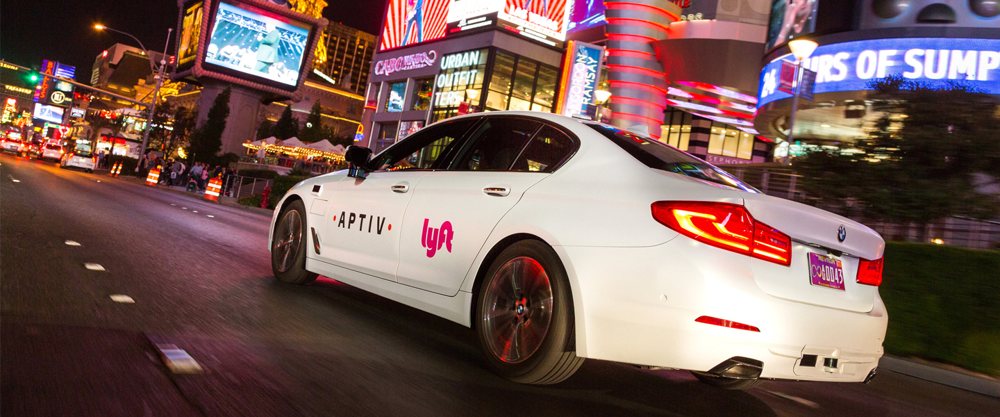 Aptiv self-driving BMW 5 Series (Lyft Las Vegas)