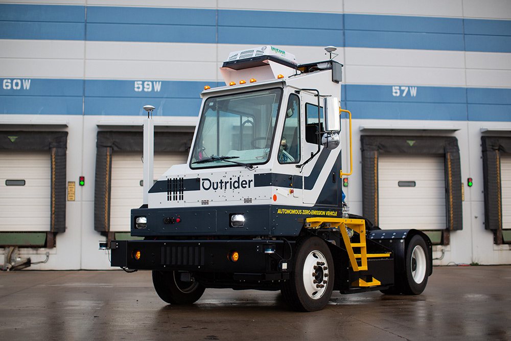 Outrider autonomous yard truck