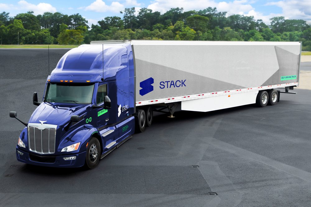 Stack AV autonomous Peterbilt 579