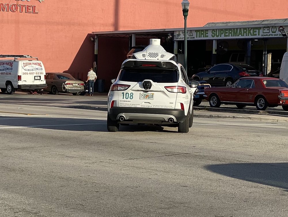 Argo AI Ford Escape Hybrid robotaxi