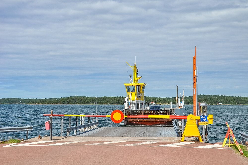Simskala ferry Virtual Cable Ferry system